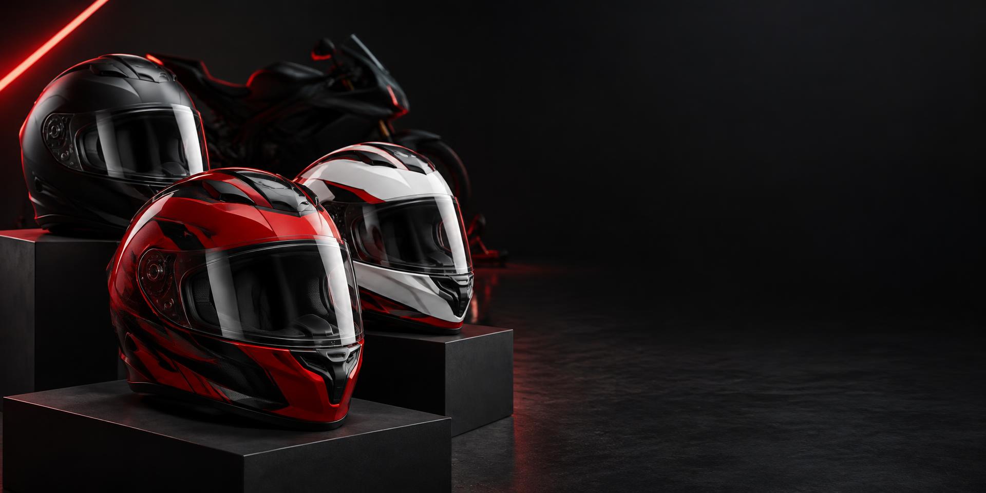 Ride safe with stylish yet safe helmets.
